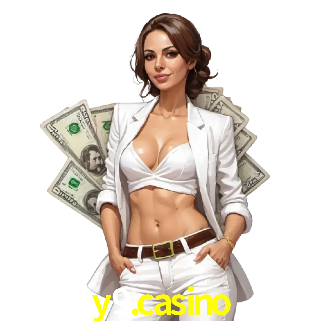 woman with money playing in Y9.CASINO bet casino